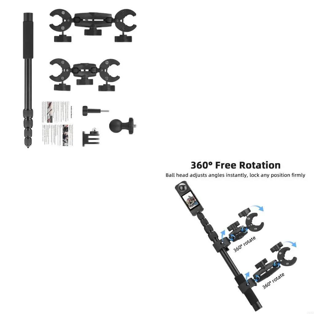 G99B Clamp Clamp Rotatable Ball Head Camera Mount With Anti Shake Clamps And Extendable Arm Wide Compatibility
G99B Clamp Clamp Rotatable Ball Head Camera Mount With Anti Shake Clamps And Extendable Arm Wide Compatibility