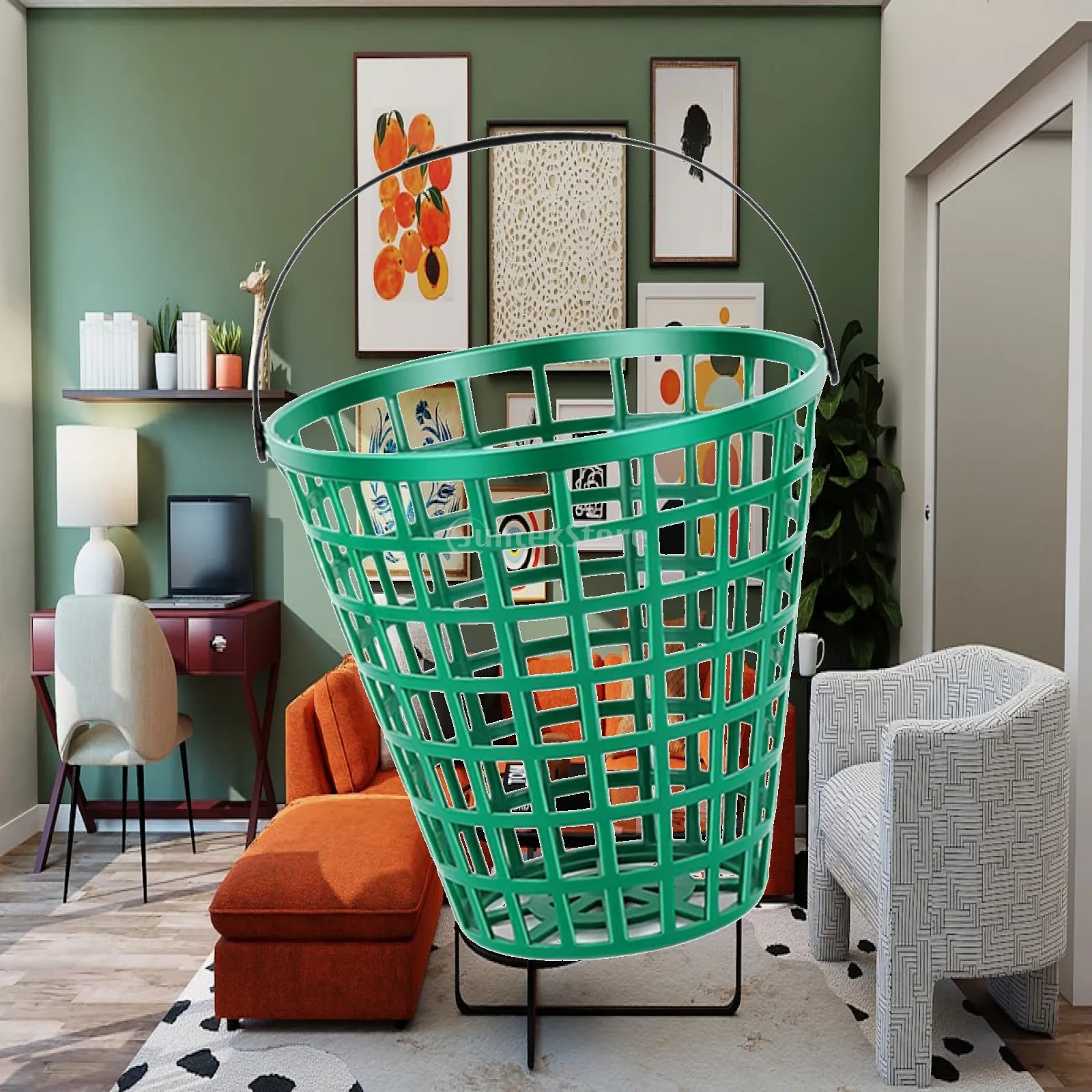 Indoor Golf Club Ball Organizer Basket Large Capacity ABS Material Golf Accessory Holder for Training and Practice
Indoor Golf Club Ball Organizer Basket Large Capacity ABS Material Golf Accessory Holder for Training and Practice