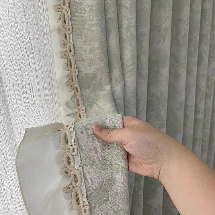 Curtains in A Casual Style Green Series French Retro Style A Living Room Bedroom Balcony High Shading Room Noise
Curtains in A Casual Style Green Series French Retro Style A Living Room Bedroom Balcony High Shading Room Noise