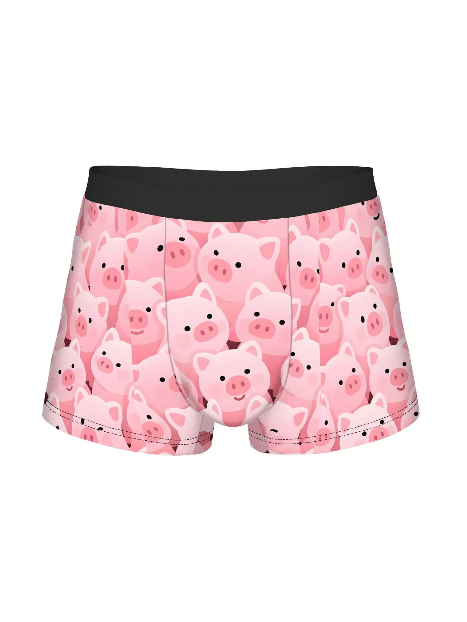 Pig Funny Men's Breathable Boxer Briefs, Stretchy Underwear with Stylish Printed, Everyday Comfort Casual Wear
Pig Funny Men's Breathable Boxer Briefs, Stretchy Underwear with Stylish Printed, Everyday Comfort Casual Wear