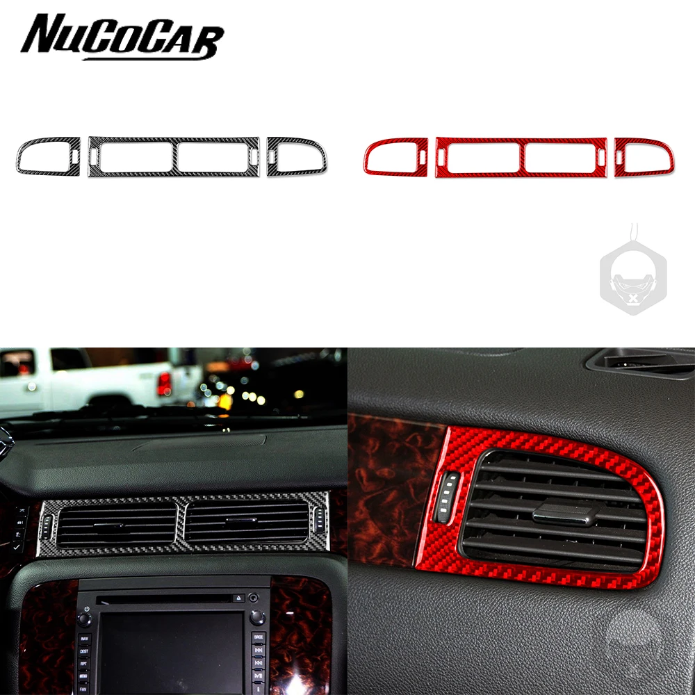 For Chevrolet Tahoe Silverado LTZ GMC Sierra SLT 2007-2013 Carbon Fiber Air conditioning vent Panel Car Accessories Trim Sticker
For Chevrolet Tahoe Silverado LTZ GMC Sierra SLT 2007-2013 Carbon Fiber Air conditioning vent Panel Car Accessories Trim Sticker