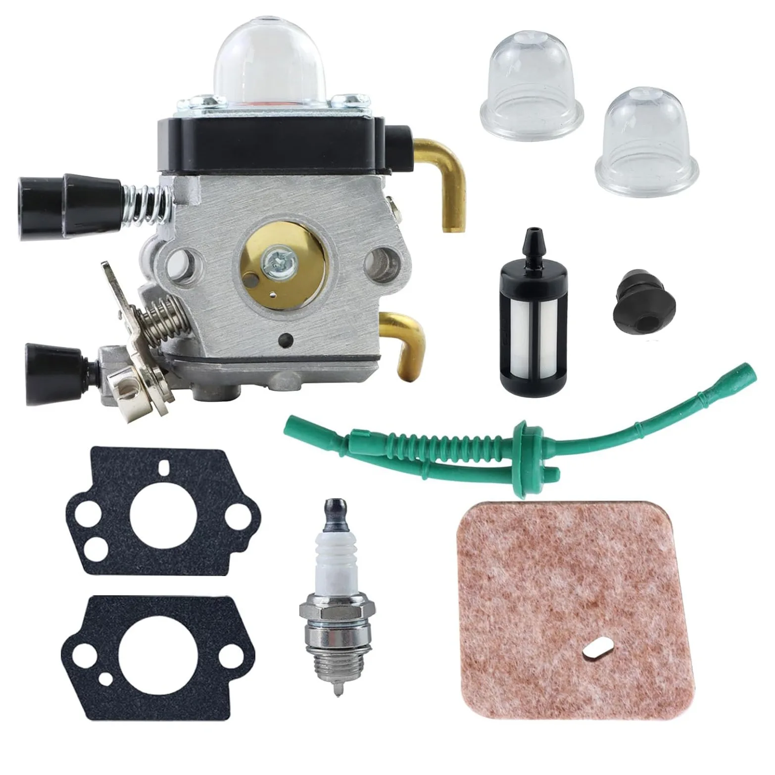 Карбюратор для Stihl FS38 FS45 FS55 FS75 FS80 FS85 FC75 FC85 HL75 HT70 HT75 SP85 FS85R, для кусторезов ZAMA C1Q-S169B C1Q-S97
Карбюратор для Stihl FS38 FS45 FS55 FS75 FS80 FS85 FC75 FC85 HL75 HT70 HT75 SP85 FS85R, для кусторезов ZAMA C1Q-S169B C1Q-S97