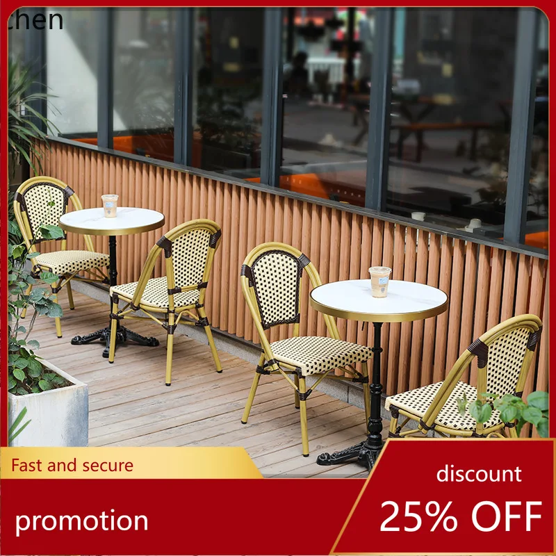 HXL Outdoor Table and Chair Rattan Woven Cafe Outdoor Leisure Chair
HXL Outdoor Table and Chair Rattan Woven Cafe Outdoor Leisure Chair