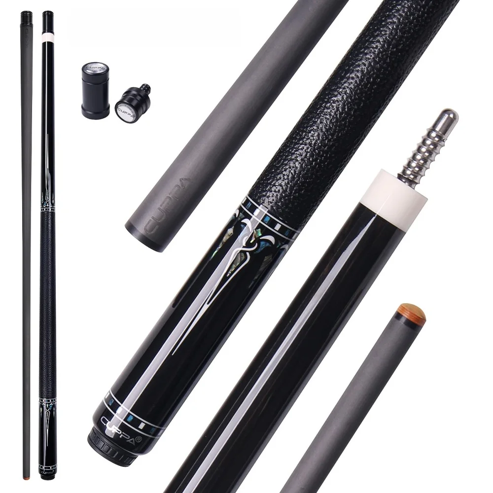 CUPPA 58Inch CU-09 Billiard Pool Cue Stick Carbon Fibre Shaft 11.5 / 12.5mm
CUPPA 58Inch CU-09 Billiard Pool Cue Stick Carbon Fibre Shaft 11.5 / 12.5mm