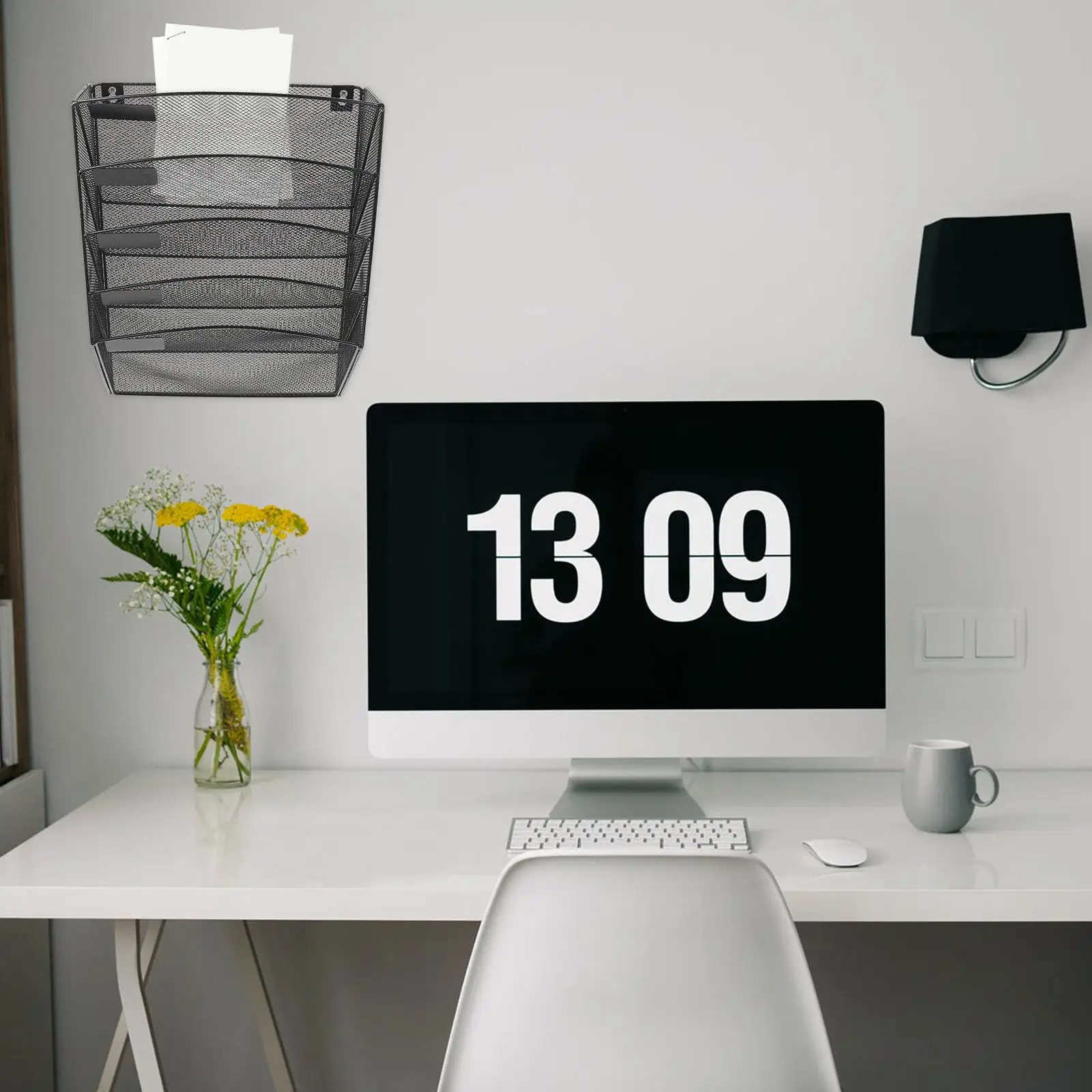 Wall-Mounted File Rack Office File Organizer Mesh Magazine Holder Document Stand Pamphlets Display Rack Book Holder Multi-Use
Wall-Mounted File Rack Office File Organizer Mesh Magazine Holder Document Stand Pamphlets Display Rack Book Holder Multi-Use