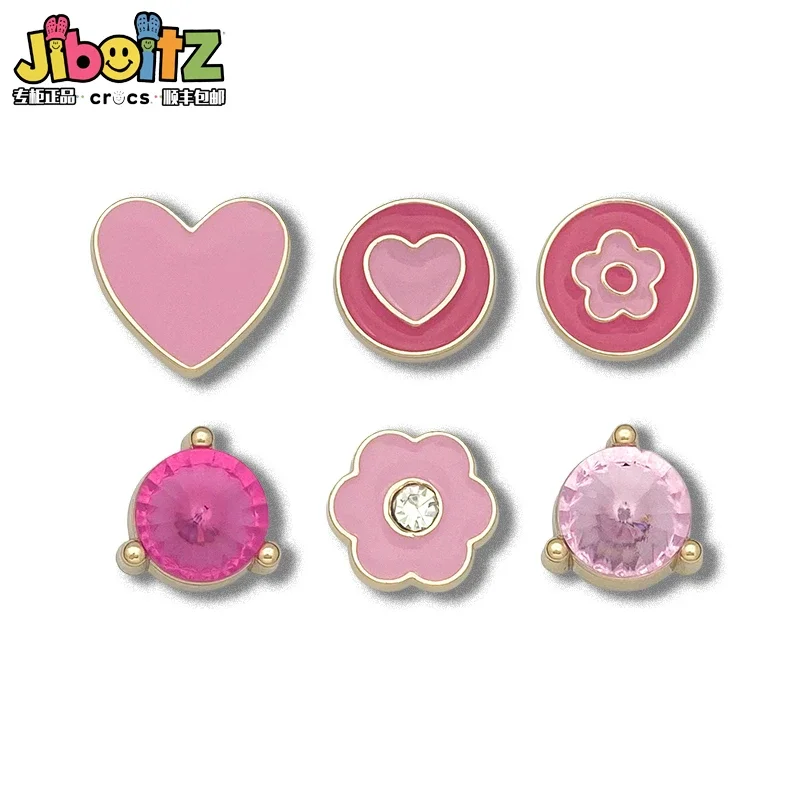 Cute Pink Diamond Love Flower Metal Sheo Charms for Sandals Clogs Y2k Fashion Cartoon Pearl Diamond Shoe Decoration Kdis Gifts
Cute Pink Diamond Love Flower Metal Sheo Charms for Sandals Clogs Y2k Fashion Cartoon Pearl Diamond Shoe Decoration Kdis Gifts