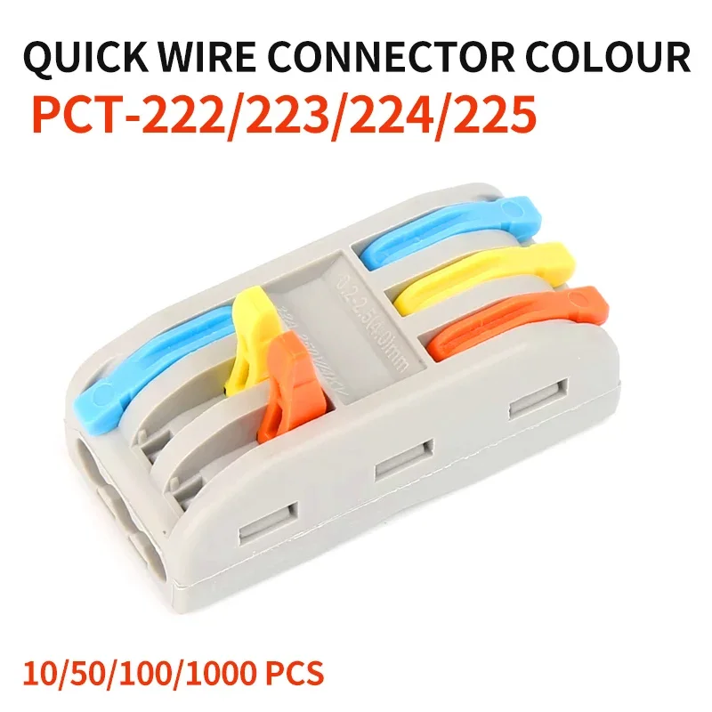 10/1000Pcs Quick Wiring Terminal Connector, Quick Connector, Wire Connector, Divine Tool Docking Buckle SPL-2/3/4/5 Pin
10/1000Pcs Quick Wiring Terminal Connector, Quick Connector, Wire Connector, Divine Tool Docking Buckle SPL-2/3/4/5 Pin