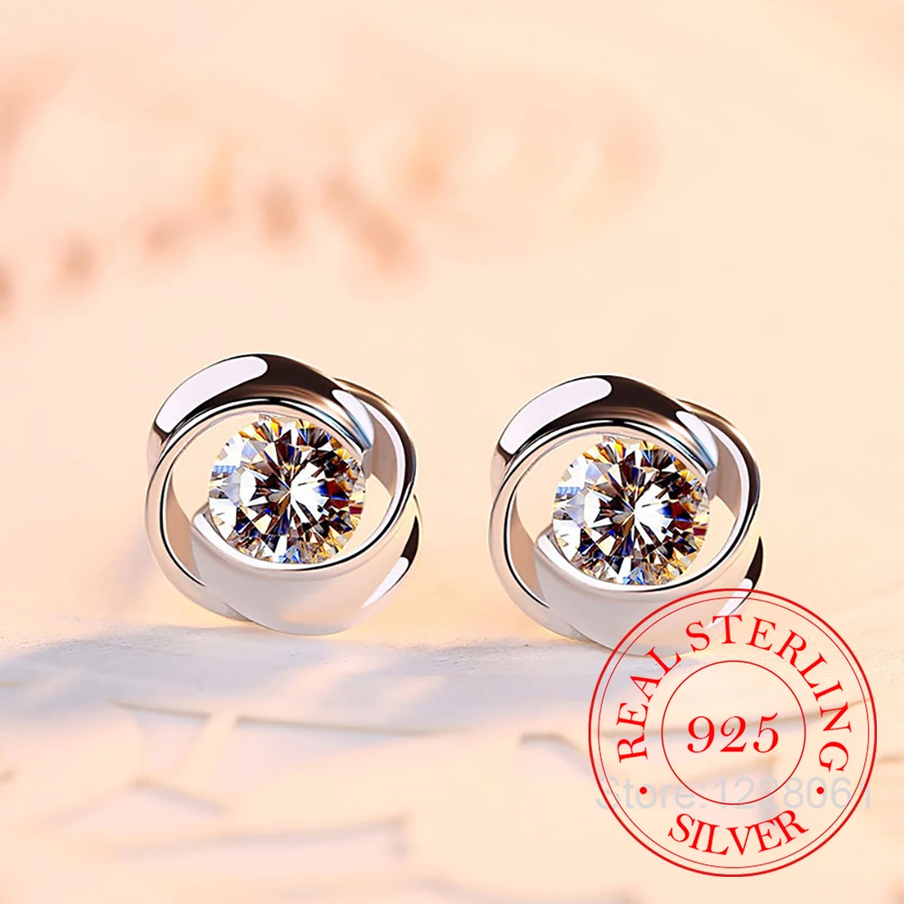 925 Sterling Silver Jewelry Zircon crystal flower stud Earrings for women wedding party Jewelry For girls Friend Gift
925 Sterling Silver Jewelry Zircon crystal flower stud Earrings for women wedding party Jewelry For girls Friend Gift