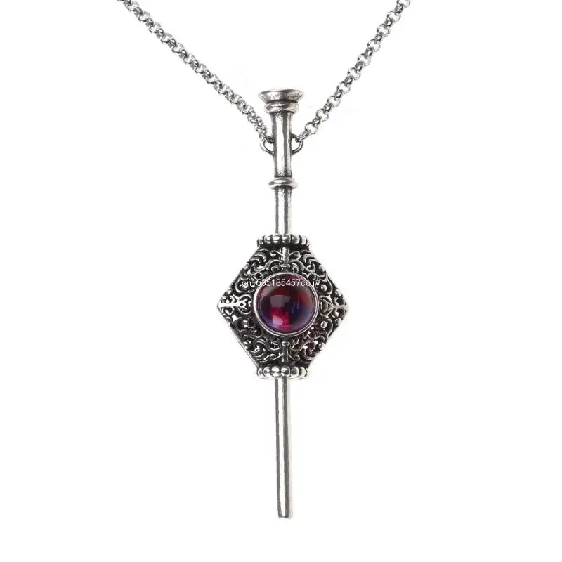 Gothic Witchcraft Pendant Choker Chain Vintage Blood Vials and Wand Necklace for Halloween and Roleplay Punk Jewelry Dropship
Gothic Witchcraft Pendant Choker Chain Vintage Blood Vials and Wand Necklace for Halloween and Roleplay Punk Jewelry Dropship