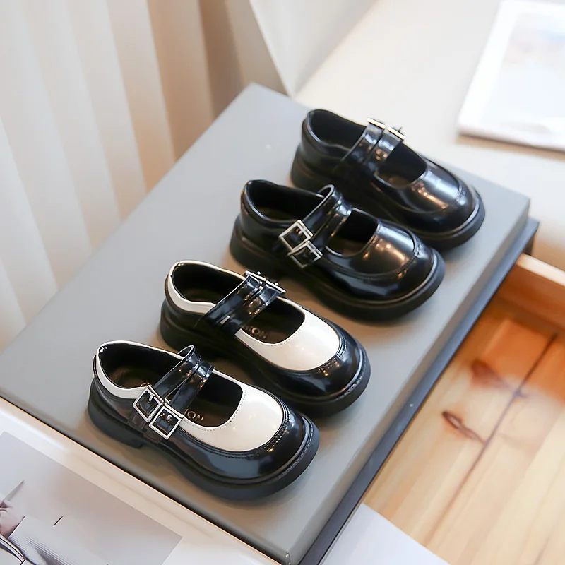 Girls Leather Shoes 2023 New Autumn Spring Versatile Korean Children Fashion Black Uniform School Shoes Buckle Boys Kids Shoes
Girls Leather Shoes 2023 New Autumn Spring Versatile Korean Children Fashion Black Uniform School Shoes Buckle Boys Kids Shoes