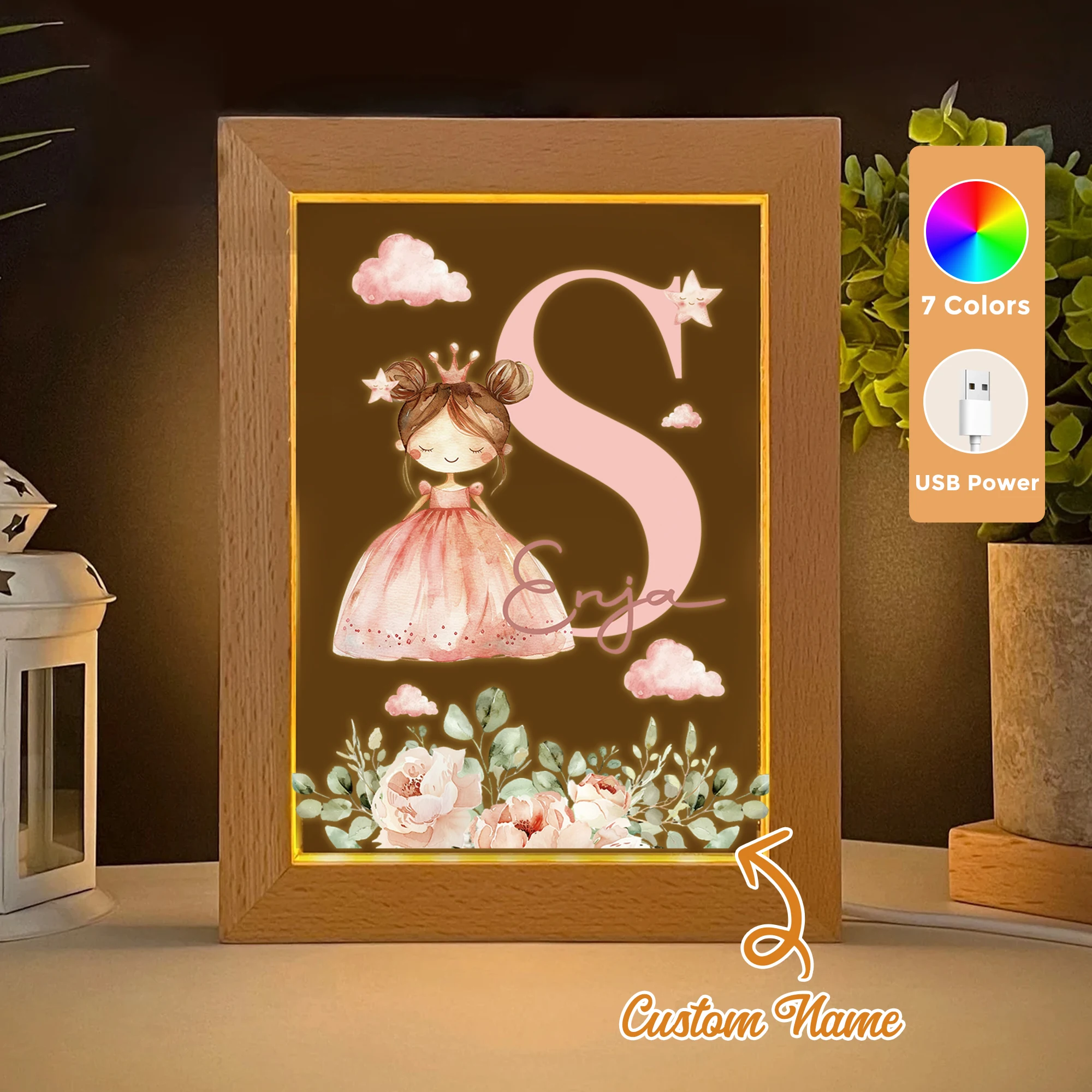 2D Flat Custom Name Star Girl LED Acrylic Night Light Wood Photo Frame 21x17cm Cartoon Children Bedroom Gifts Home Decor Gift
2D Flat Custom Name Star Girl LED Acrylic Night Light Wood Photo Frame 21x17cm Cartoon Children Bedroom Gifts Home Decor Gift