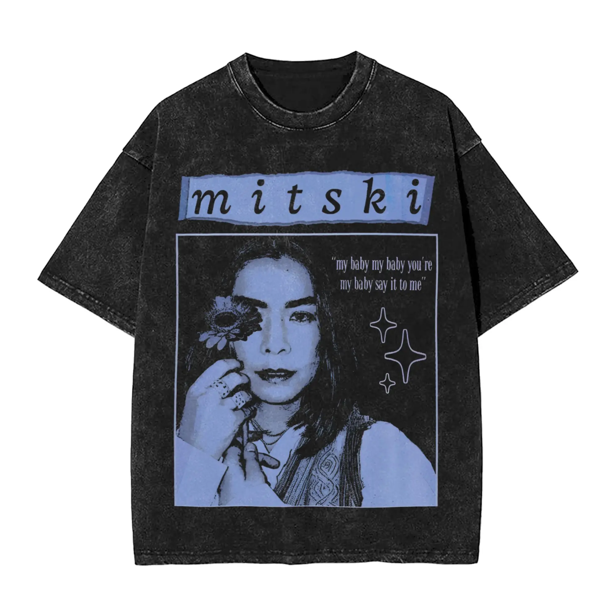 Mitski T Shirts for Men 100% Cotton Casual T-Shirt Crewneck Singer Retro 1990 Tees Short Sleeve Tops Gift Idea
Mitski T Shirts for Men 100% Cotton Casual T-Shirt Crewneck Singer Retro 1990 Tees Short Sleeve Tops Gift Idea