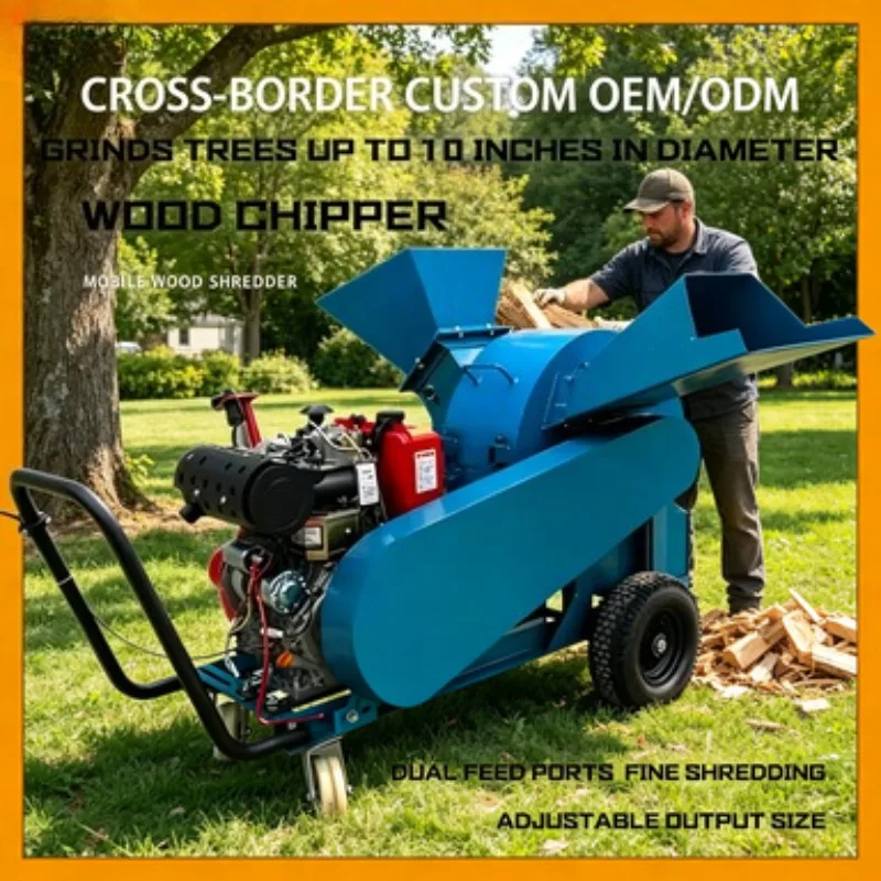Customized Petrol Powered Wood Chipper Portable Wheeled Garden Shredder High Efficiency Fast Shredding For Yard Farm
Customized Petrol Powered Wood Chipper Portable Wheeled Garden Shredder High Efficiency Fast Shredding For Yard Farm
