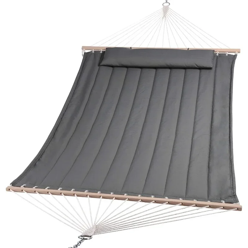 Heavy Duty Hanging Tree Hammock, 475 Lbs Capacity, Two Person Hammock with Large Soft Pillow, Tree Hooks
Heavy Duty Hanging Tree Hammock, 475 Lbs Capacity, Two Person Hammock with Large Soft Pillow, Tree Hooks