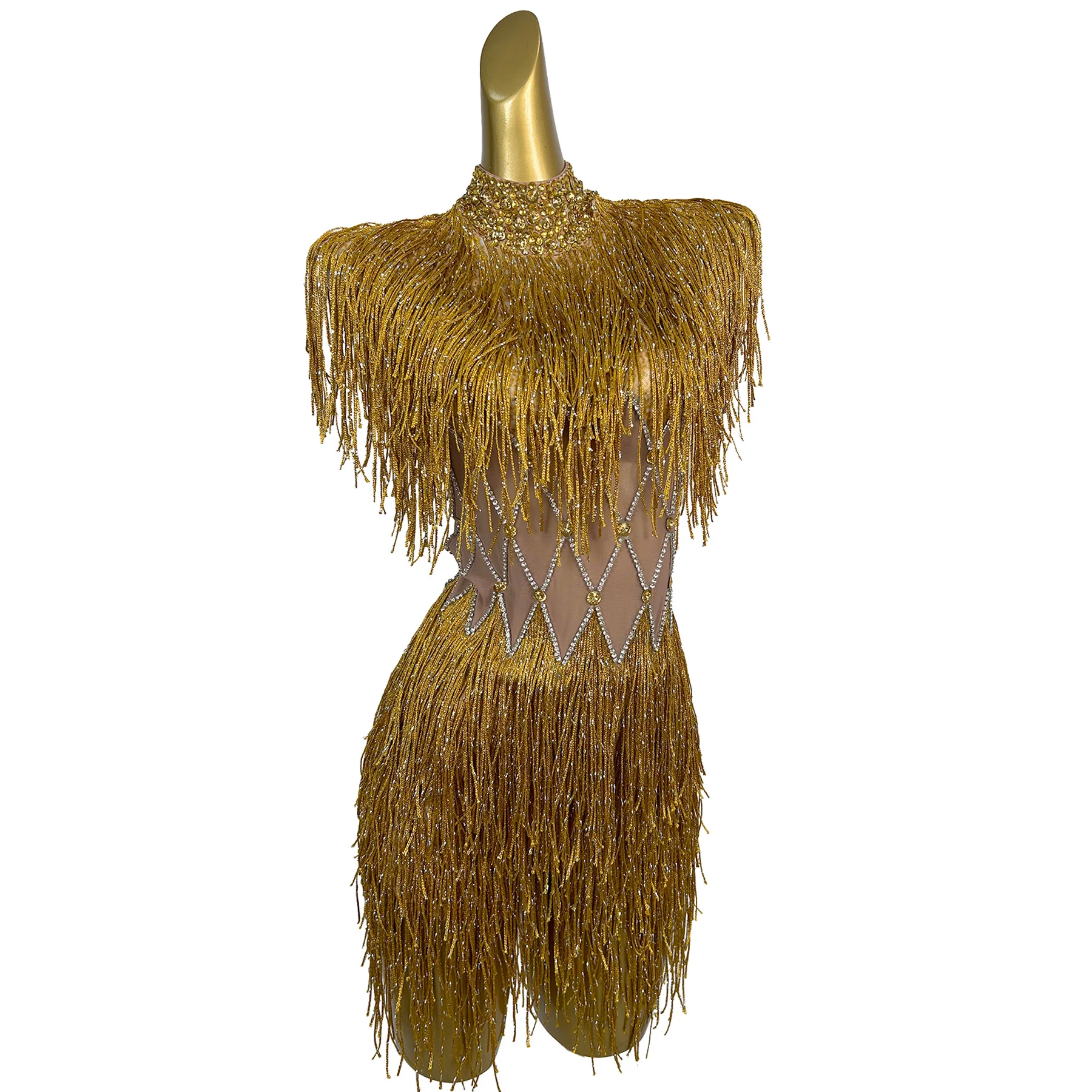 gold tassel rhinestone one piece bodysuits women club stage performance jumpsuits gogo dancer leotard skinny fringes rompers
gold tassel rhinestone one piece bodysuits women club stage performance jumpsuits gogo dancer leotard skinny fringes rompers