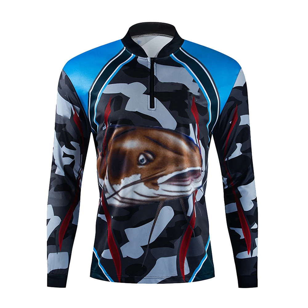 Anti-UV Fishing Clothing With Zipper Quick Drying Sun Protection Fishing Shirts 2023 Men's Fishing Jerseys
Anti-UV Fishing Clothing With Zipper Quick Drying Sun Protection Fishing Shirts 2023 Men's Fishing Jerseys