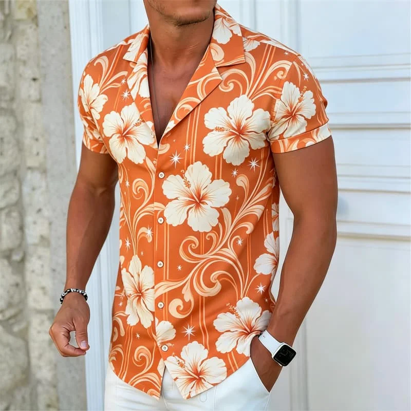 Men's Tropical Floral Print Shirt,suitable for Summer Beach, Casual Outings, Pool Parties & Weekend Getaways
Men's Tropical Floral Print Shirt,suitable for Summer Beach, Casual Outings, Pool Parties & Weekend Getaways