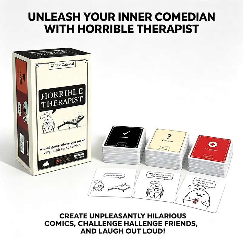 Horrible Therapist – The Ultimate Unpleasant, Offbeat Card Game for Adults Ages 17+
Horrible Therapist – The Ultimate Unpleasant, Offbeat Card Game for Adults Ages 17+