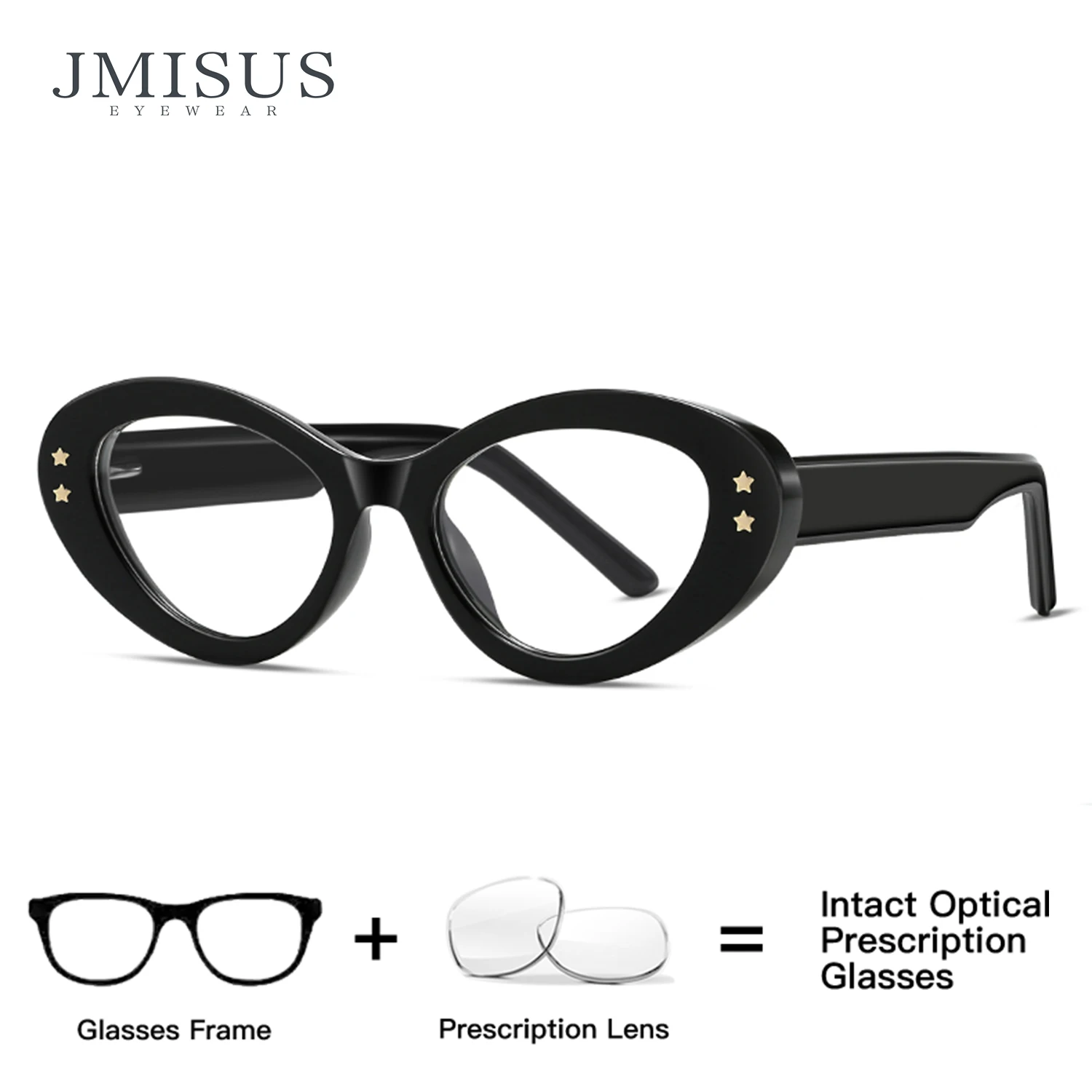 JMISUS Vintage Prescription Eyeglasses Women Cat Eye Shape Acetate Material Fashion Optical Wear
JMISUS Vintage Prescription Eyeglasses Women Cat Eye Shape Acetate Material Fashion Optical Wear