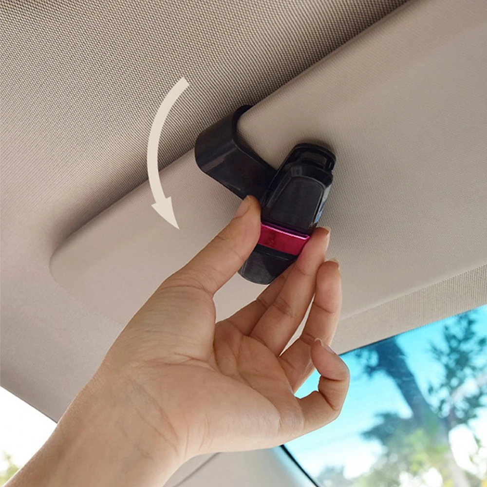 Universal Car Glasses Sun Visor Holder Clip 2 Pairs of Sunglasses with Card Organizer Silver/Grey/Rose Red/Gold
Universal Car Glasses Sun Visor Holder Clip 2 Pairs of Sunglasses with Card Organizer Silver/Grey/Rose Red/Gold