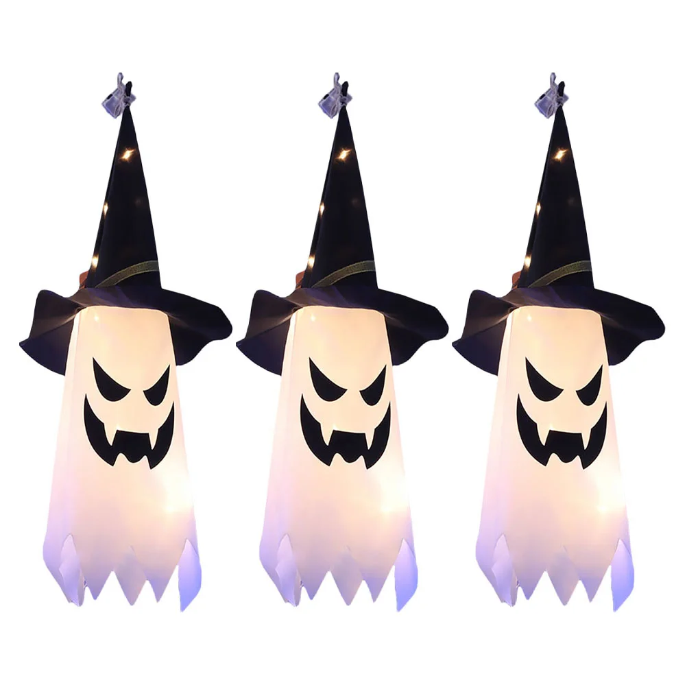 3 Pcs Warm White Wizard Hat Hanging Lamp Halloween Decor LED Lights Safe Outdoor Indoor Party Props Festive Atmosphere
3 Pcs Warm White Wizard Hat Hanging Lamp Halloween Decor LED Lights Safe Outdoor Indoor Party Props Festive Atmosphere
