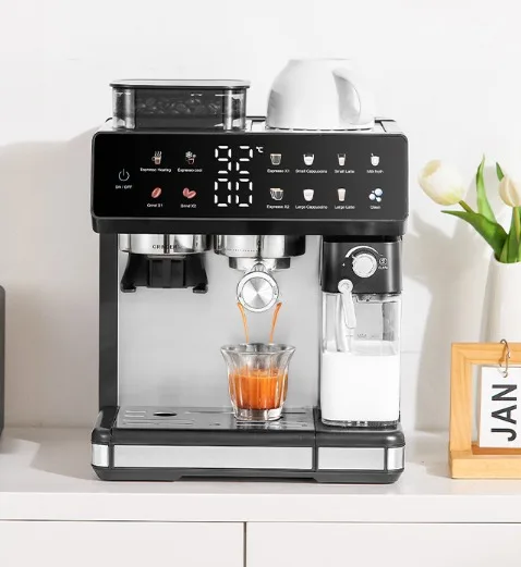 Professional Electric Portable Espresso Coffee Maker With Cappuccino Function 15 Bars
Professional Electric Portable Espresso Coffee Maker With Cappuccino Function 15 Bars