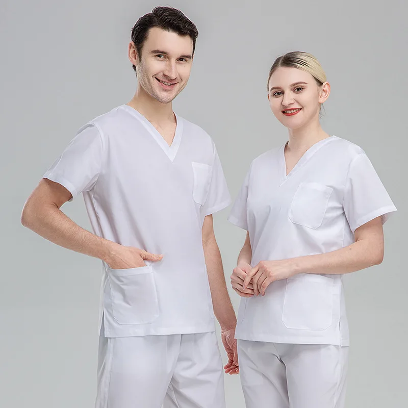 Одежда для хирургической комнаты для женщин, летняя одежда для аптечных врачей с короткими рукавами, одежда для рук с кистью, комплект костюма медсестры с разрезом
Одежда для хирургической комнаты для женщин, летняя одежда для аптечных врачей с короткими рукавами, одежда для рук с кистью, комплект костюма медсестры с разрезом