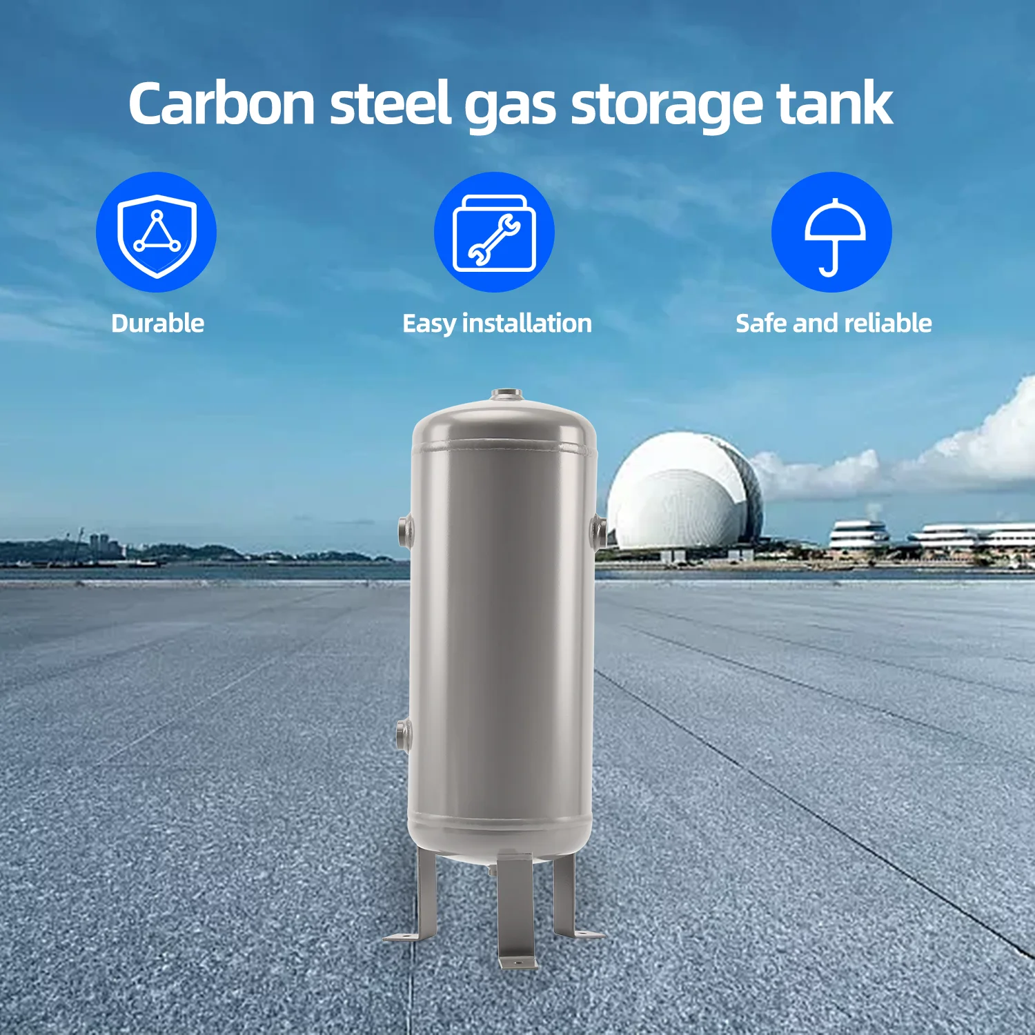 10L Small Air Pressure Tank Compressor Tank Carbon Steel Vertical Gas Storage Tank Vacuum Tank Buffer Gas Tank
10L Small Air Pressure Tank Compressor Tank Carbon Steel Vertical Gas Storage Tank Vacuum Tank Buffer Gas Tank