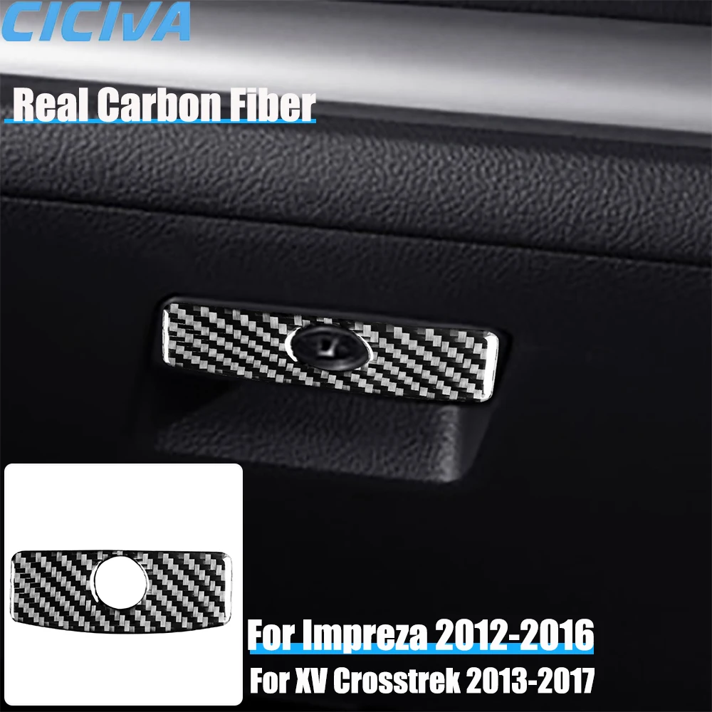 Real Carbon Fiber Car Accessories Glove Storage Handle Cover Soft Sticker For Subaru Impreza 2012-2016 XV Crosstrek 2013-2017
Real Carbon Fiber Car Accessories Glove Storage Handle Cover Soft Sticker For Subaru Impreza 2012-2016 XV Crosstrek 2013-2017