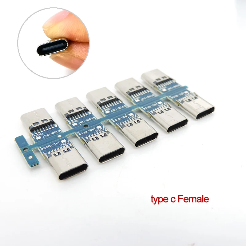 USB 3.1 type c Female Connectors Jack Tail usb c feMale Plug Electric Terminals welding DIY data cable Support PCB Board A7
USB 3.1 type c Female Connectors Jack Tail usb c feMale Plug Electric Terminals welding DIY data cable Support PCB Board A7