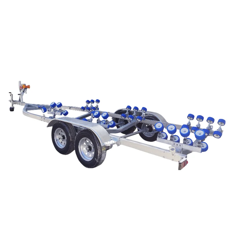 High Quality Hot-Dip Galvanized Marine Boat Trailers Made in China Dual-axle Customizable Trailer
High Quality Hot-Dip Galvanized Marine Boat Trailers Made in China Dual-axle Customizable Trailer