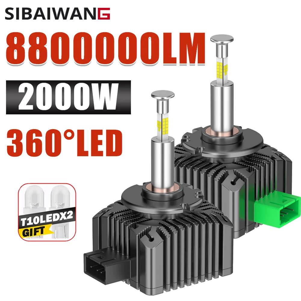 360° D3S D1S LED Headlights Canbus 1:1 HID D2S D4S D5S D8S D1R D2R D3R D4R Auto Lamp Car Fog Plug&Play Turbo LED Bulb For Car
360° D3S D1S LED Headlights Canbus 1:1 HID D2S D4S D5S D8S D1R D2R D3R D4R Auto Lamp Car Fog Plug&Play Turbo LED Bulb For Car