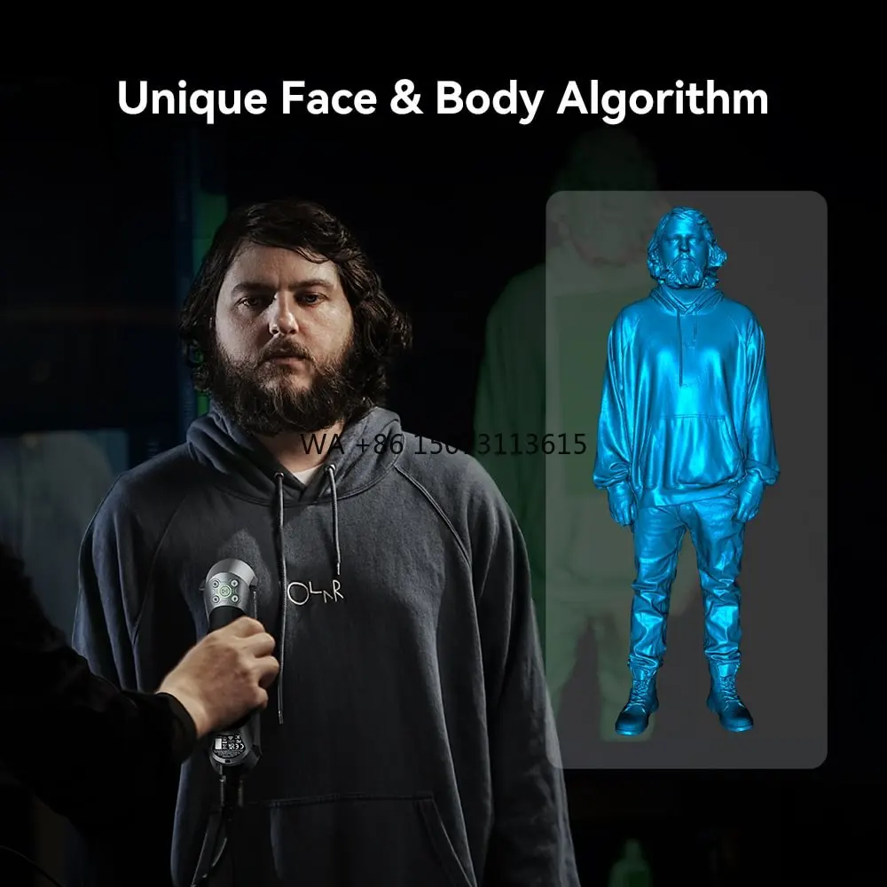 Creality Handheld 3D Scanner CR-Scan Raptor Hybrid Blue Laser & NIR 7 Blue Parallel Laser Lines Creality Raptor Scanner 3D
Creality Handheld 3D Scanner CR-Scan Raptor Hybrid Blue Laser & NIR 7 Blue Parallel Laser Lines Creality Raptor Scanner 3D
