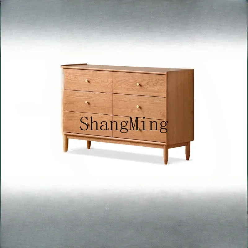 FG Solid Wood Six-Bucket Cabinet Modern Simple Bucket Cabinet Cherry Wood Locker Bedroom Drawer Cabinet
FG Solid Wood Six-Bucket Cabinet Modern Simple Bucket Cabinet Cherry Wood Locker Bedroom Drawer Cabinet