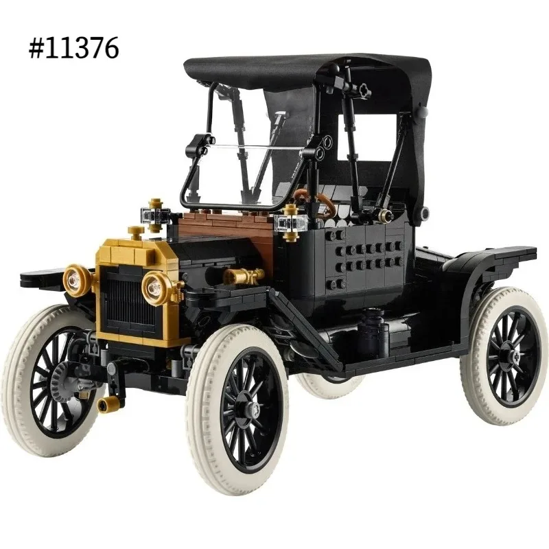 New 1060pcs Moc Vintage T Car Building Blocks Compatible 11376 Set Technical Retro Automobile Bricks Model Toy for Kids Gift
New 1060pcs Moc Vintage T Car Building Blocks Compatible 11376 Set Technical Retro Automobile Bricks Model Toy for Kids Gift