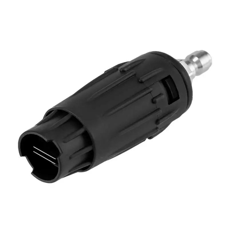 High Pressure Washer Nozzle Adjustable Black Flat Outlet High Pressure Washer Tip 1/4INCH Quick Plug Connect
High Pressure Washer Nozzle Adjustable Black Flat Outlet High Pressure Washer Tip 1/4INCH Quick Plug Connect