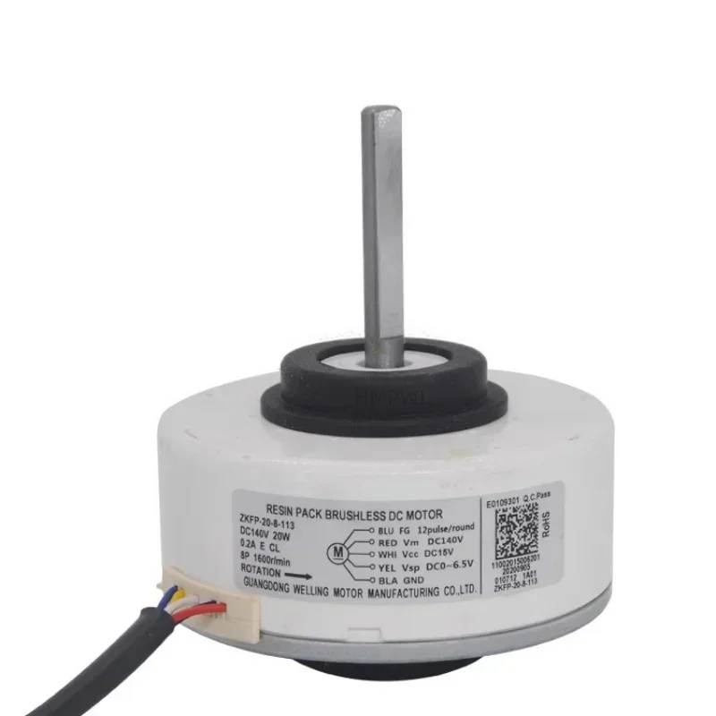 New frequency conversion air conditioning DC indoor motor fan voltage 110V-140V ZKFP-20-8-113
New frequency conversion air conditioning DC indoor motor fan voltage 110V-140V ZKFP-20-8-113