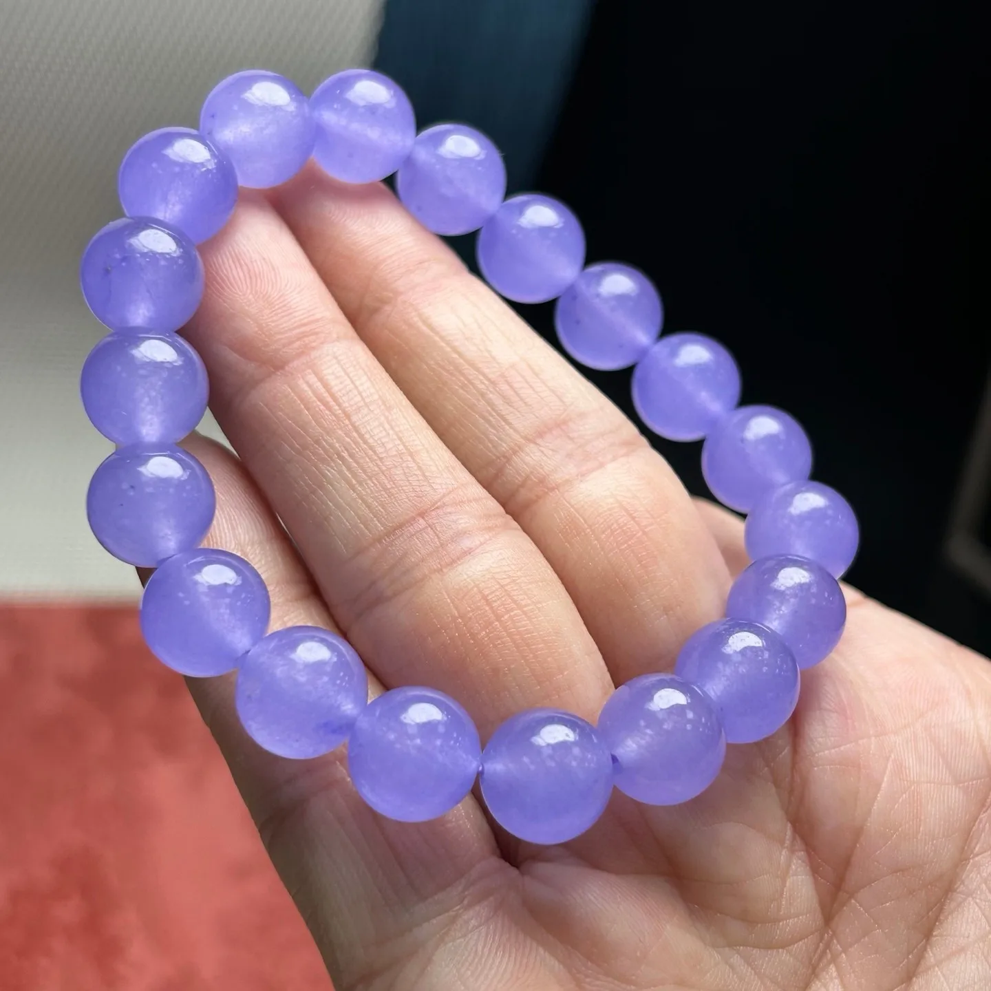 AAA Real Natural Ice Burmese Beads purple Jade jadeite Bracelets Bangle 10MM
AAA Real Natural Ice Burmese Beads purple Jade jadeite Bracelets Bangle 10MM