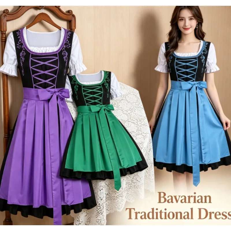 2026 New Bavarian Dirndl Dress for Women German Oktoberfest Halloween Costume Beer Festival Bar Stage Performance Outfit
2026 New Bavarian Dirndl Dress for Women German Oktoberfest Halloween Costume Beer Festival Bar Stage Performance Outfit