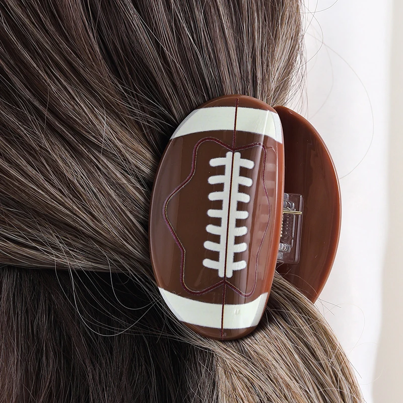 New Ball Hair Clip Basketball Rugby Hair Claw For Women Girls Creative Crab Hair Clip Sports Trendy Claw Clips Hair Accessories
New Ball Hair Clip Basketball Rugby Hair Claw For Women Girls Creative Crab Hair Clip Sports Trendy Claw Clips Hair Accessories