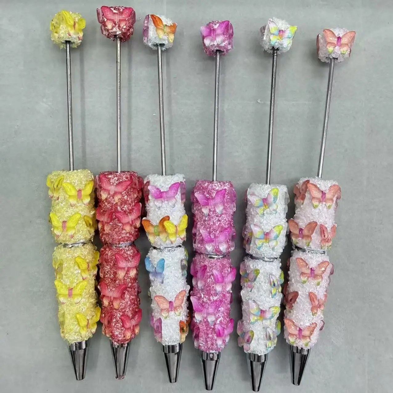 New Butterfly Colored Butterfly Series Beaded Pen Handmade DIY Heavy Industry Ballpoint Pen Accessories Gift
New Butterfly Colored Butterfly Series Beaded Pen Handmade DIY Heavy Industry Ballpoint Pen Accessories Gift