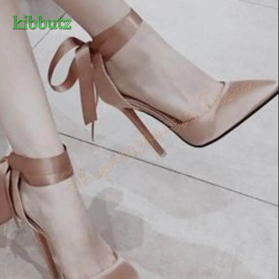 Pointed Toe Satin Pumps Fashionable Stiletto Strap Women's Shoes Wedding Party HIgh Heels Plus Size 2024 New Zapatos Para Mujere
Pointed Toe Satin Pumps Fashionable Stiletto Strap Women's Shoes Wedding Party HIgh Heels Plus Size 2024 New Zapatos Para Mujere