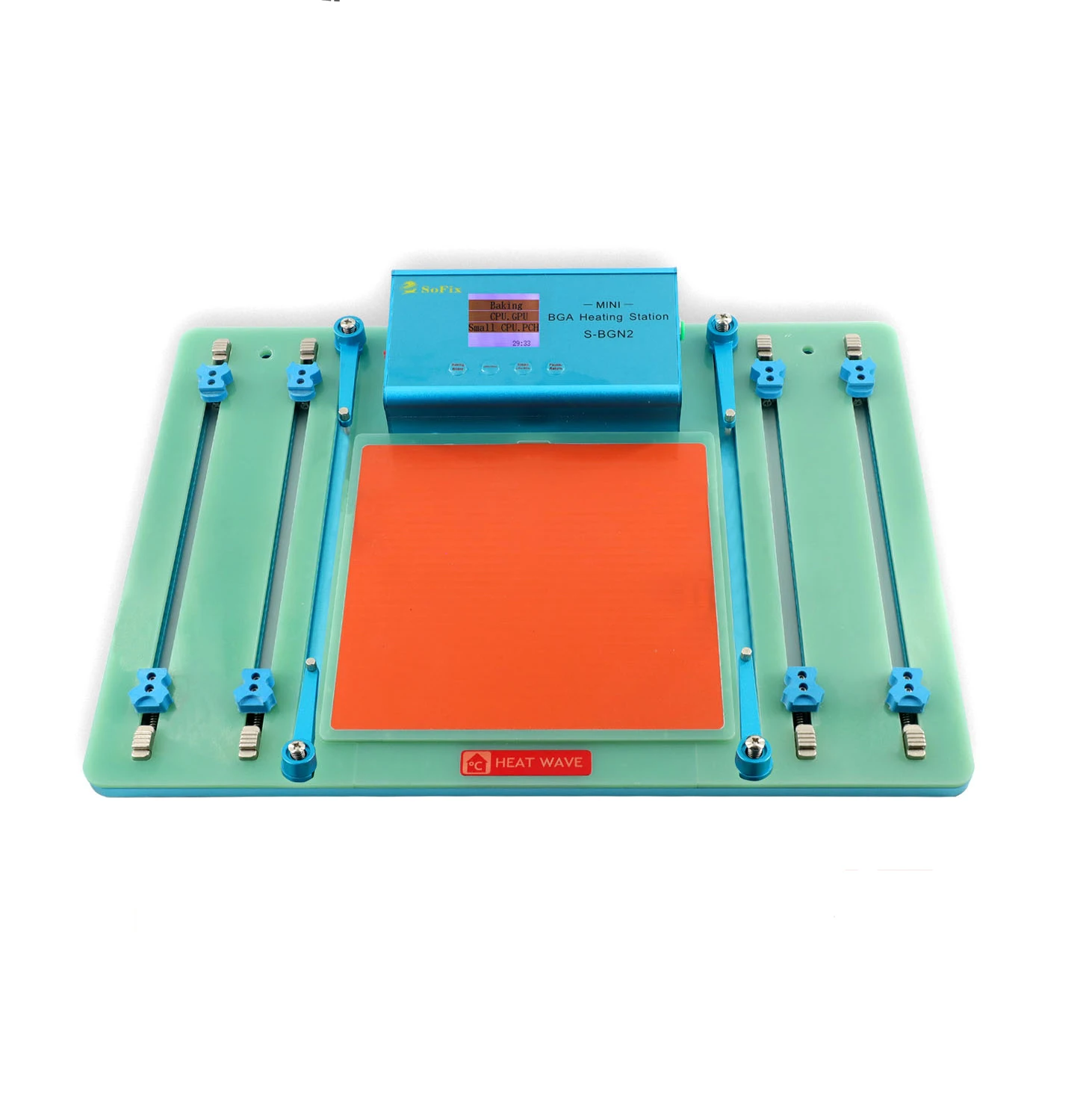 S-BGN2 Motherboard Heating Station for CPU Graphics Card PCH Upgrade Memory SSD Desoldering Platform
S-BGN2 Motherboard Heating Station for CPU Graphics Card PCH Upgrade Memory SSD Desoldering Platform