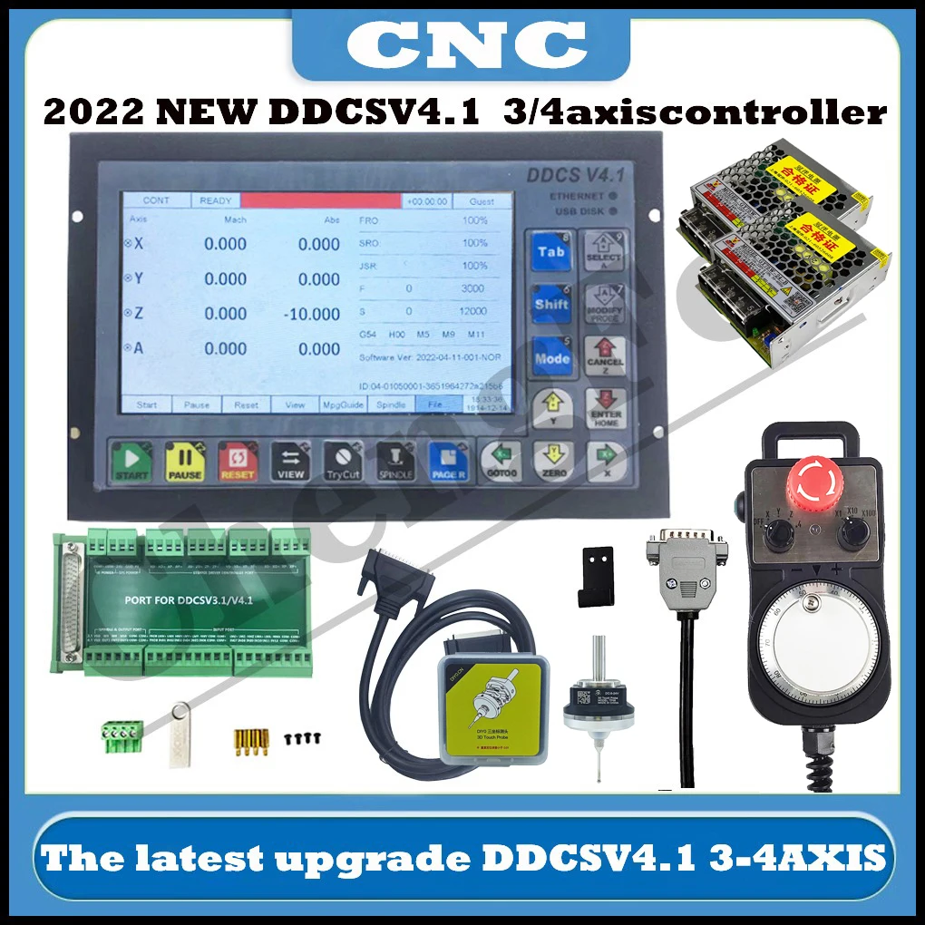 NEW DDCSV3.1 upgrade DDCS V4.1 3/4 axis independent offline machine tool engraving and milling CNC motion controller
NEW DDCSV3.1 upgrade DDCS V4.1 3/4 axis independent offline machine tool engraving and milling CNC motion controller