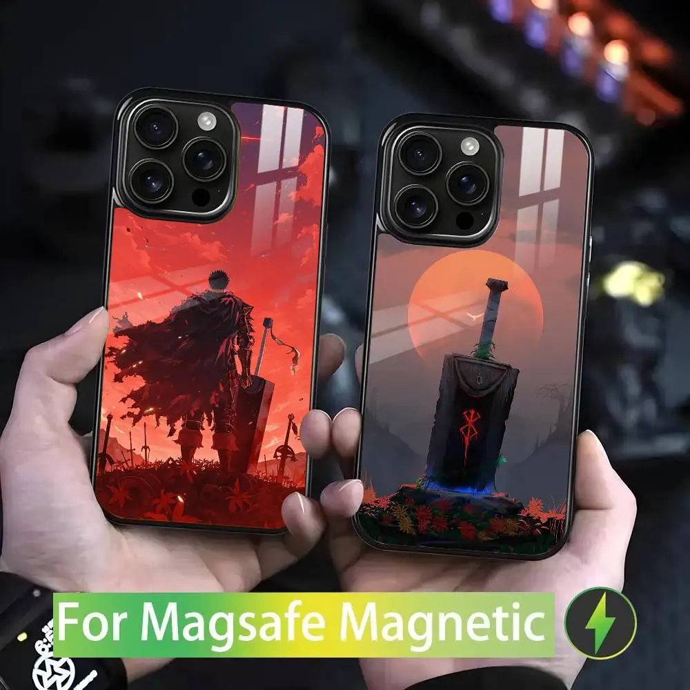 B-Berserk Phone Case For IPhone 17 16 15 14 13 12 11 Pro Max Plus Mini Magsafe Mirror Wireless Magnetic Cover
B-Berserk Phone Case For IPhone 17 16 15 14 13 12 11 Pro Max Plus Mini Magsafe Mirror Wireless Magnetic Cover