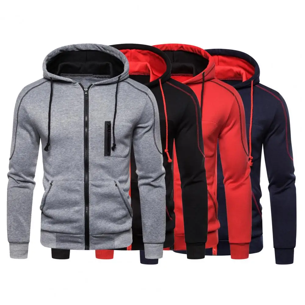 Simple Men Hoodie Long Sleeve Multi Pockets Elastic Cuff Multi Pockets Men Hoodie
Simple Men Hoodie Long Sleeve Multi Pockets Elastic Cuff Multi Pockets Men Hoodie