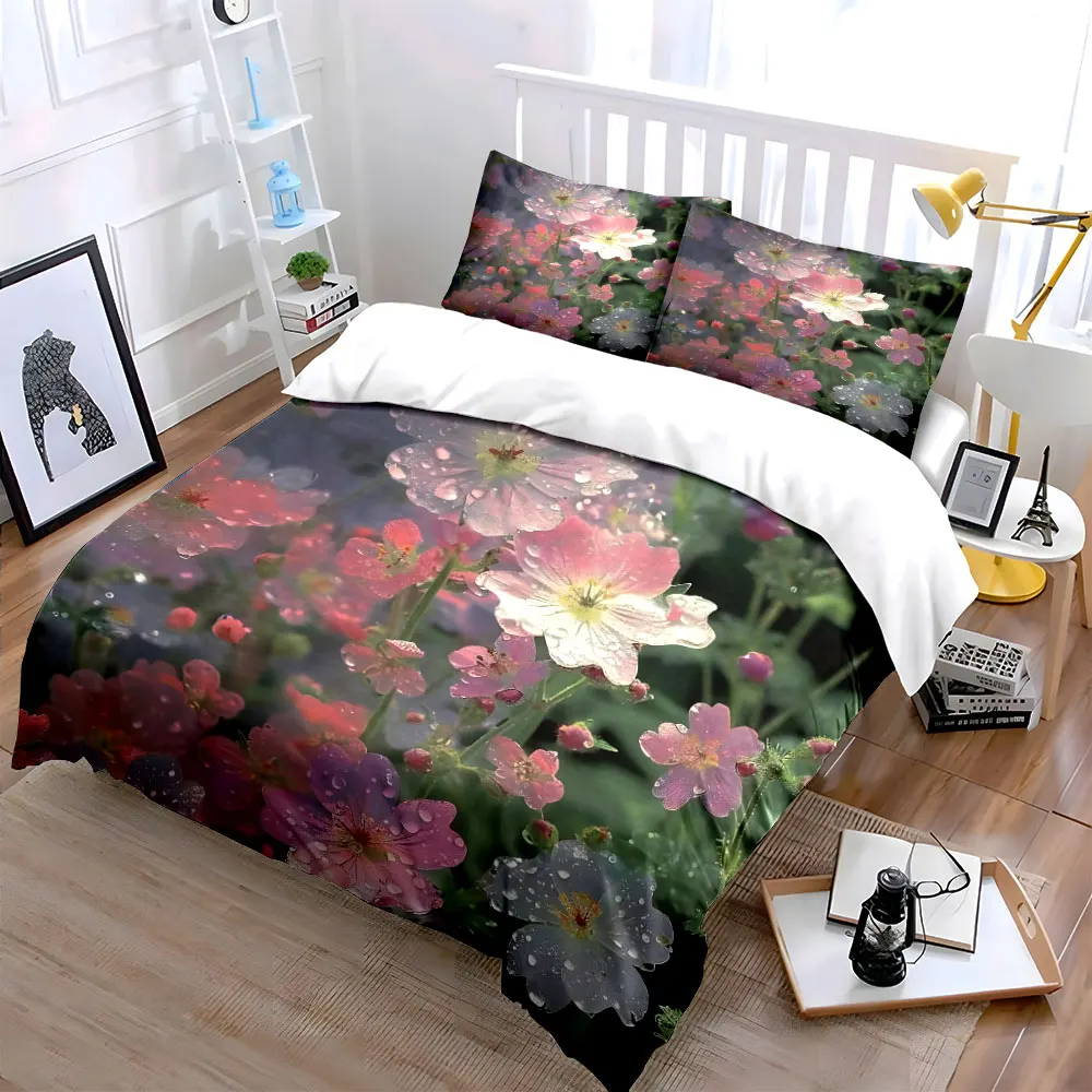 "Elegant Floral Three-Piece Set" kid's and adults' bedroom decor, Exquisite three-piece bedding set gift
"Elegant Floral Three-Piece Set" kid's and adults' bedroom decor, Exquisite three-piece bedding set gift
