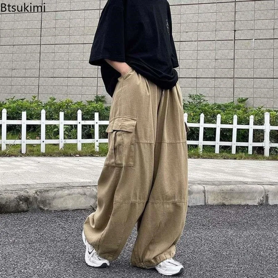 American Street Style Cargo Pants Spring Autumn Men's Vintage Loose Wide Leg Pants High Street Harajuku Multi Pocket Baggy Pants
American Street Style Cargo Pants Spring Autumn Men's Vintage Loose Wide Leg Pants High Street Harajuku Multi Pocket Baggy Pants
