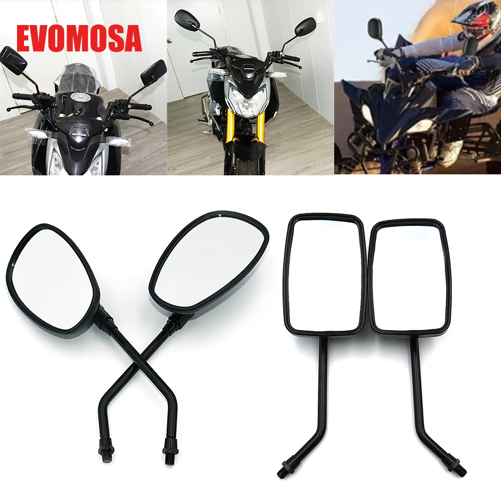 Motorcycle Scooter Rear View Mirrors Black 10mm Rigth Thread for 50cc 125cc 150cc Chinese ATV QUAD Moped Scooter Parts Universal
Motorcycle Scooter Rear View Mirrors Black 10mm Rigth Thread for 50cc 125cc 150cc Chinese ATV QUAD Moped Scooter Parts Universal