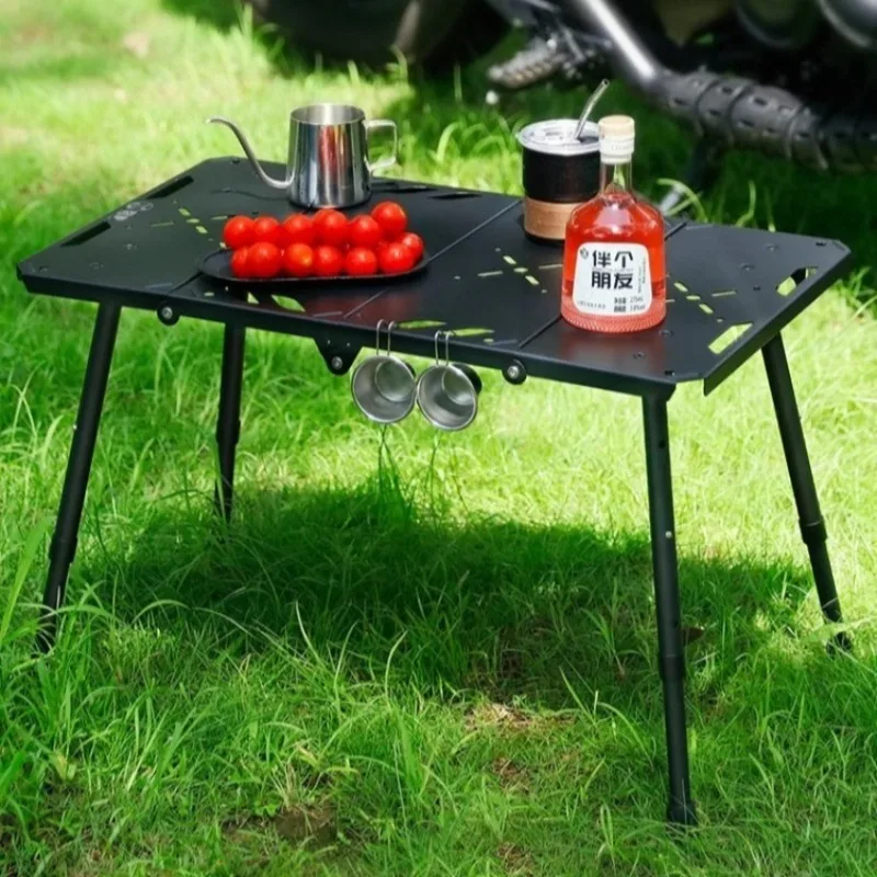 Outdoor Portable Folding Table Aluminum Alloy Lightweight Stable Adjustable Height Camping Tables Picnic Camping Furnishings
Outdoor Portable Folding Table Aluminum Alloy Lightweight Stable Adjustable Height Camping Tables Picnic Camping Furnishings